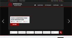 Desktop Screenshot of mirakul-adria.hr